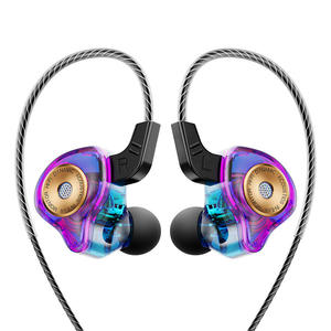 <span class=keywords><strong>Qkz</strong></span> หูฟัง AK6-Ultra แบบมีสายสำหรับเล่นกีฬาวิ่ง, หูฟังชิปเซ็ตมอนิเตอร์สเตอริโอ HiFi เบสลึก3.5มม. ควบคุมด้วยสาย - Product Image 3