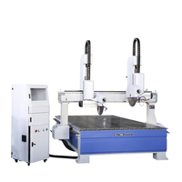 Machine de gravure CNC double tête à faible coût 2026 pour portes d'armoires, bureaux à domicile et meubles en panneaux