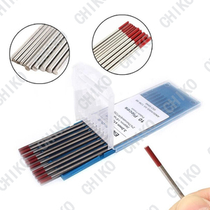 TIG kaynak için 2% Thoriated Tungsten elektrot WT20 kırmızı Tungsten çubuk 1.6mm X 175mm - Product Image 6
