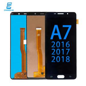 หน้า<span class=keywords><strong>จอ</strong></span> LCD ของผู้ผลิตหน้า<span class=keywords><strong>จอ</strong></span>ดิจิไทเซอร์หน้าจอโทรศัพท์มือถือจอแอลซีดีสำหรับซัมซุงกาแลคซี <span class=keywords><strong>A7</strong></span> 2015 2016 2017 <span class=keywords><strong>A7</strong></span>แอลซีดี<span class=keywords><strong>2018</strong></span> - Product Image 1