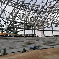Estructura de Acero Prefabricada de Gran Calidad para la Construcción de Estadios, Precio Directo de Fábrica