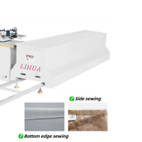 Máquina de Coser Industrial Lihua para Dobladillos, Máquina Automática para Coser Cortinas Textiles para el Hogar