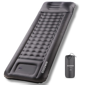 Camping Sleeping Mat, Best Inflatable Air Mattress - For Backpacking, Hiking & Tent with Foot Pump Self Inflating