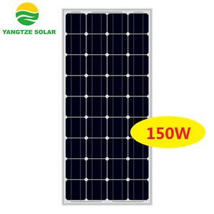 Panneaux solaires monocristallins <span class=keywords><strong>Yangtze</strong></span> 12V 150W de qualité A avec garantie de 25 ans pour système solaire hors réseau à batterie - Product Image 1