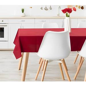 MANTO DE MESA DE ALGODÓN ROJO SÓLIDO CHOU LINE - 140X250 CM - Product Image 1