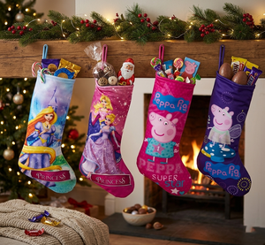 Chaussettes de Noël Epiphany Stocking Socks Calza Befana en polyester tricoté, porte-bonbons et chocolats, autres décorations de Noël, fabriqué en Chine - Product Image 2