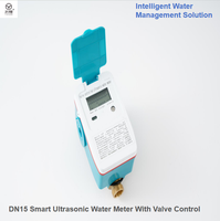 Medidor de Flujo de Agua Inteligente con Protección IP68 y Recolección Remota de Datos, Precio de Fábrica, Válvula de Latón DN15~25, Medidor de Agua Ultrasónico