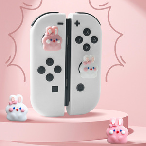 Kit de poignées de pouce en Silicone souple AKSW-189 pour Nintendo Switch Lite OLED housse de manette de protection en caoutchouc - Product Image 3