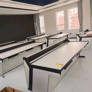 Consola de monitoreo de operación de tráfico moderna de alta calidad, consola de comando de montaña de hierro, Monitor de escritorio para muebles comerciales - Product Image 4