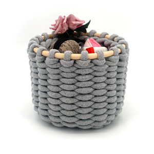 Boîte de rangement de bureau en feutre carrée, petite, écologique, tissée, multifonctionnelle, design classique - Product Image 5