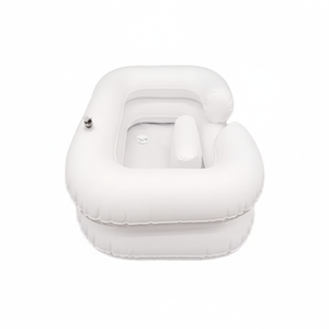 Bassin gonflable pratique, rempli d'air, pour shampooing, adapté aux blessés, aux patients, aux personnes âgées et aux personnes handicapées - Product Image 1
