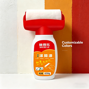 Rodillo de pintura para reparación de paredes blancas, pintura de látex, herramienta de eliminación de manchas para paredes blancas, pasta de reparación de pintura en aerosol para paredes. - Product Image 4