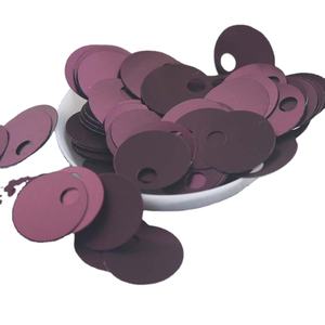 20mm rond plat en vrac Pvc paillettes grand trou mat couleur bricolage robe de mariée embellissement <span class=keywords><strong>pull</strong></span> décoratif couture <span class=keywords><strong>Film</strong></span> paillettes - Product Image 1