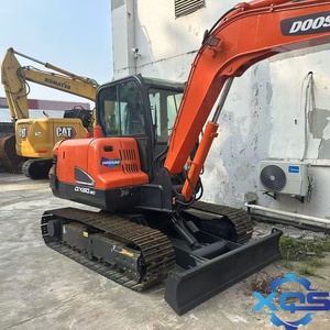 Mini-excavatrice Doosan DX60 d'occasion de haute qualité, 6 tonnes, modèle 2022, avec moteur, boîte de vitesses, pompe hydraulique et composants d'origine - Product Image 2