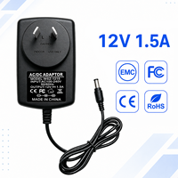 Adaptateur secteur universel 12V 1.5A 18W avec prise australienne AU, personnalisable, pour système de maison intelligente