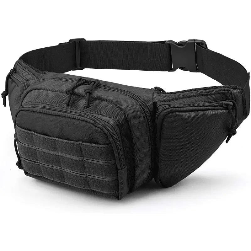 Custom multifunction camouflage nylon outdoor hunting Concealed tactical waist bag for Concealed Carry Pouch Fanny Pack