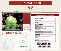 Patch OEM à base de plantes pour l'arthrite, fourniture de soins de santé, plâtre chinois apaisant, patch de santé hypoallergénique, marque privée