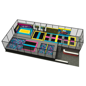 Équipement d'amusement intérieur commercial QiaoQiao, <span class=keywords><strong>parc</strong></span> d'attractions, <span class=keywords><strong>parc</strong></span> de trampolines - Product Image 1