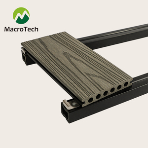Terrasse en <span class=keywords><strong>parquet</strong></span> composite WPC pour jardin avec surface brossée, imperméable, design européen pour usage extérieur - Product Image 3