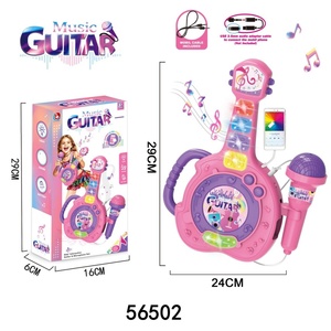 Micrófono Musical Electrónico de Juguete de Plástico para Niños con 5 Luces, Micrófono Unisex para Cantar, Reproduce Canciones, 6 Piezas para Venta al por Mayor - Product Image 2