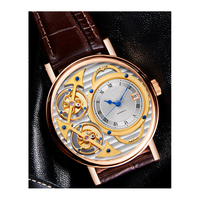 Montres mécaniques automatiques étanches en acier, design et personnalisation sur mesure, style squelette, pour les marques privées des invités
