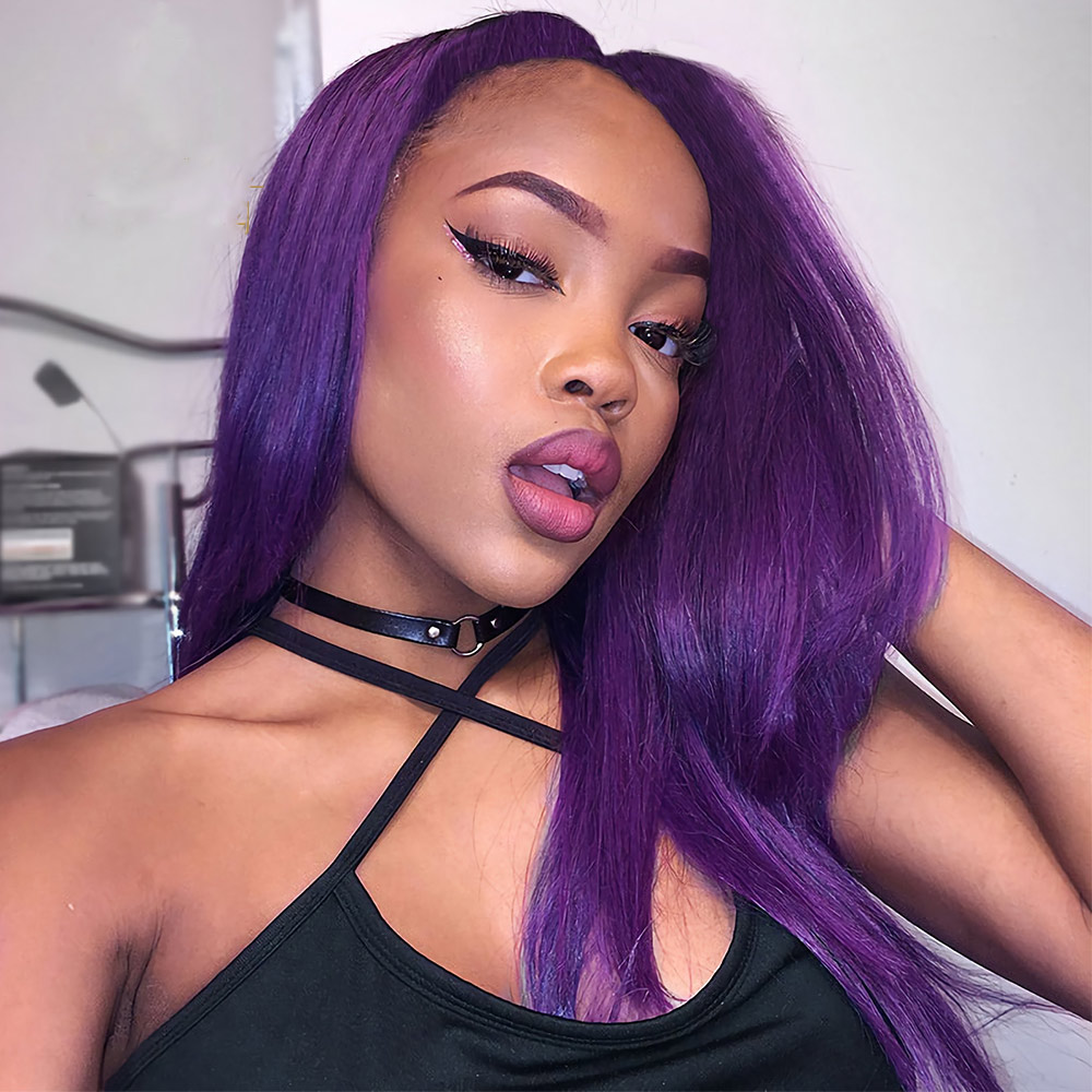 Purple wig
