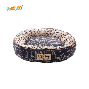 Famipet Fabricante Personalizado Novo Design Confortável Macio Lavável Luxo Rodada Donut Calmante Pet <span class=keywords><strong>Cat</strong></span> Dog Bed - Product Image 5