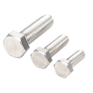 DIN933 สกรูหัวหกเหลี่ยมเกลียวเต็ม M3-M18 สกรูหกเหลี่ยม 304 สแตนเลส - Product Image 6