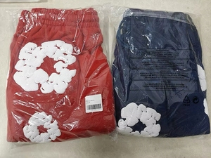 Pantalones Cortos de Mezclilla de Alta Calidad de 380 g/m² con Estampado de Flores por Toda la Superficie, para Hombre y Mujer, Estilo Urbano, de Algodón, Tipo Jogger, Nuevos 2026 - Product Image 4