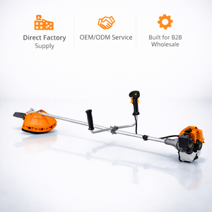 Débroussailleuse à essence MYOYT GBC5205 52cc 1.47KW Moteur 2 temps refroidi par air Lame en acier allié 255mm 430mm Tondeuse de <span class=keywords><strong>coupe</strong></span> - Product Image 1