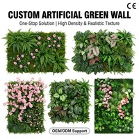 Décoration de mariage et fournitures : Mur de fleurs artificielles, toile de fond végétale, plantes artificielles pour événements, fêtes, hôtels, décoration murale de la maison