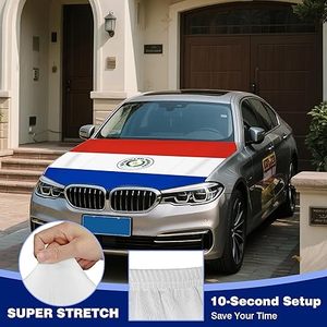 Housse de voiture personnalisée Paraguay 3x5 pieds pour match de football, <span class=keywords><strong>voyage</strong></span> en voiture, décoration de voiture - Product Image 2