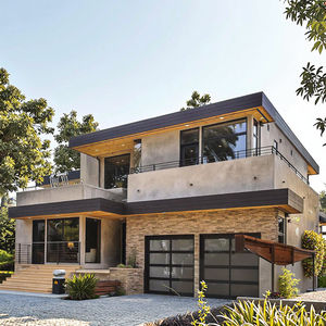 TOPPRE Livraison Rapide Villa Maison Préfabriquée Clé en Main 3 Chambres Ossature Acier Léger Modulaire Préfabriquée de Luxe Style <span class=keywords><strong>Suisse</strong></span> - Product Image 2