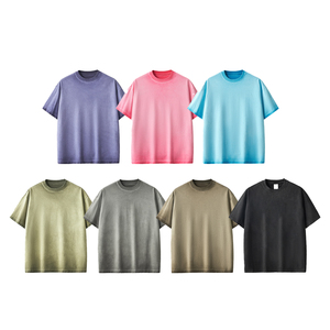 Camisetas Gráficas de Algodón 100% con Lavado Ácido Estilo Urbano Vintage Oversize para Hombre, Camisetas con Estampado de Patrones Estilo Urbano de Gran Gramaje - Product Image 5