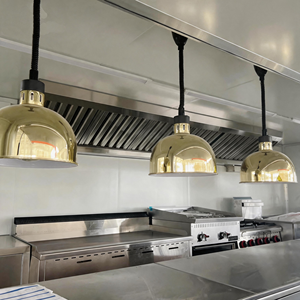 Nuevo Camión de Comida Móvil Retro Moderno, Remolque de Comida de Acero Inoxidable, Lámina Galvanizada, Fibra de Vidrio y Aluminio, Venta al Por Mayor - Product Image 3