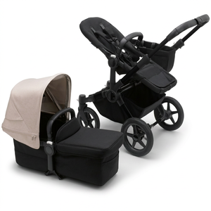 รถเข็นเด็กแบบขยายได้พร้อมเปลนอนและเบาะนั่งสำหรับเด็กเล็ก - Product Image 2