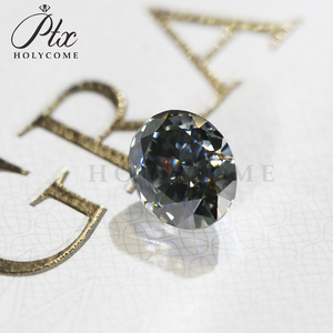 Muslimnatural Color Holycome colore grigio ghiaccio tritato pietra preziosa ovale diamante Moissanite sciolto Moissanite sciolto - Product Image 4