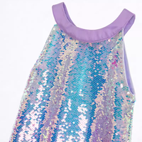 Couleur Taille Conception Personnalisation Robe d'été vie quotidienne filles robe paillettes filles robes