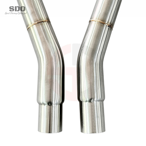 Sistema de Escape de Bajada Directa SD para Ferrari FF/GTC4 Lusso 6.3L V12 <span class=keywords><strong>2011</strong></span>+ con Protector Térmico T304 de Alto Rendimiento - Product Image 4