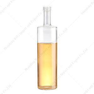 Bouteilles en verre rondes avec <span class=keywords><strong>bouchon</strong></span> <span class=keywords><strong>pour</strong></span> spiritueux, liqueurs, boissons, gin, <span class=keywords><strong>cidre</strong></span>, saké, vodka, méad, brandy, contenance 500 ml et 750 ml - Product Image 5