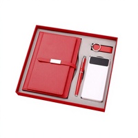 Ensemble cadeau de carnet A5 en cuir PU de luxe, logo personnalisé, agenda d'entreprise avec stylo, tasse thermique, clé USB pour la promotion de l'entreprise