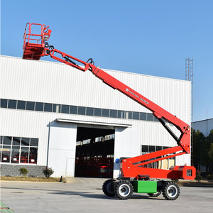 Plataforma Elevadora Articulada Eléctrica de 18m de Altura, Tipo de Ruedas, para Diseño de Pasillos Estrechos en Almacenes - Product Image 1