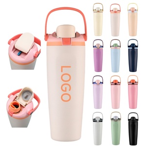 304 thép không gỉ phích cup công suất lớn Thể Thao Di động Ice Bar sippy Cup cho du lịch biểu tượng tùy chỉnh - Product Image 5