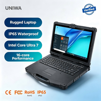 Fabrieks prijs Robuuste Industriële Computer PC Laptop IP65 15.6 inch Scherm 1000nits Laptop Notebook