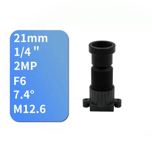 <strong>1</strong>/<strong>4</strong>" FOV 7.<strong>4</strong> Degree Micro Optical <strong>Lens</strong> Focal Length 21mm M12.6 Mount <strong>F</strong>/NO 6.0 CCTV <strong>Lens</strong> - Product Image 1