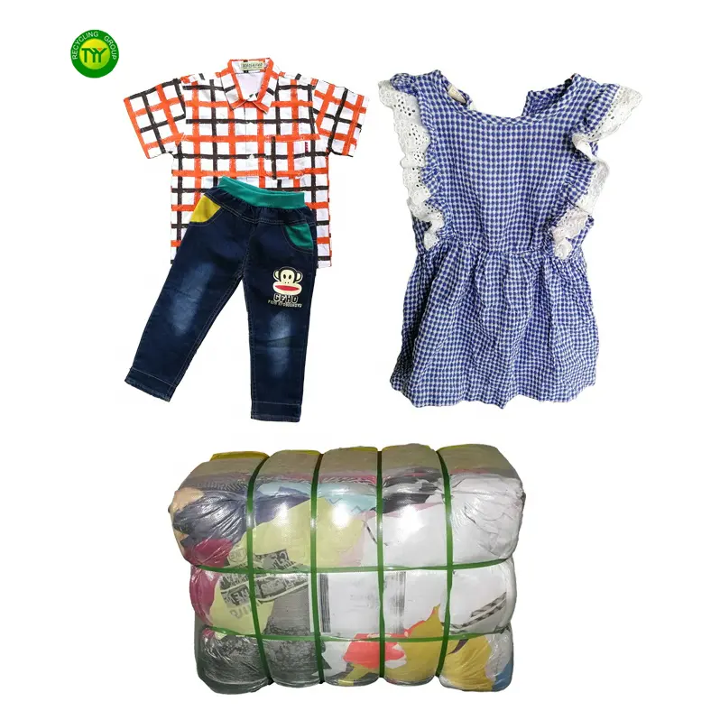 2021 From Usa And Uk Market Mixed Children Summer Wear In Bales Mixed Design Baby Used Clothes