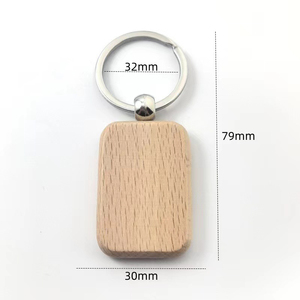 Chất lượng cao Cao Cấp Móc khóa bằng gỗ tùy chỉnh khắc laser cá nhân cho khách sạn quà lưu niệm đám cưới các cặp vợ chồng sinh thái thân thiện - Product Image 4