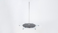 GAOHAO Pole Stage, jambes longues chromées 45mm, pôle de danse amovible Portable
