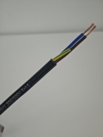 Kabel Daya Peralatan Rumah Tangga 300/500V Fleksibel Berlapis PVC 2 3 5 Inti Kawat Tembaga Terpilin