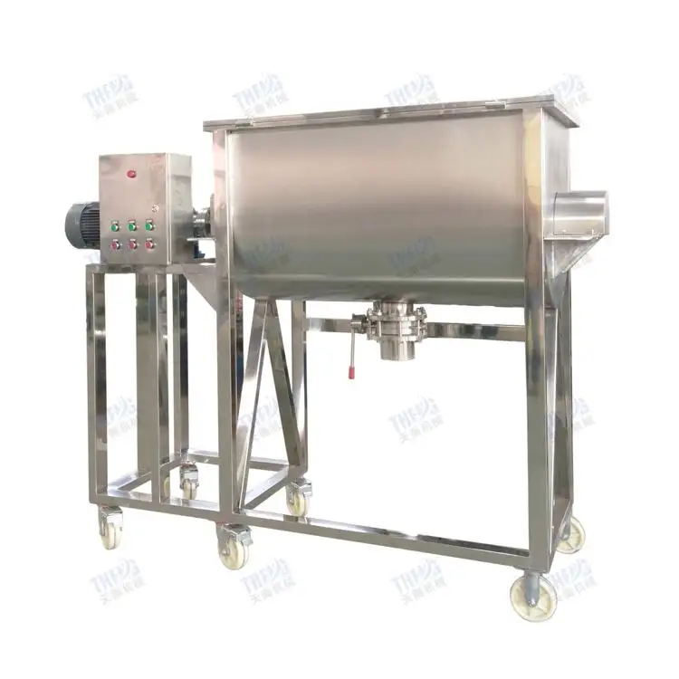 Bean Mixer Thức ăn hạt Mixer ngang ribbon ngang trống Mixer bột Sản xuất tại Trung Quốc